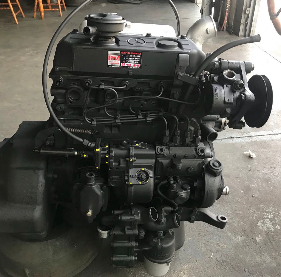 Motor OM364-A 4 Cil. Turbo para veículos Mercedes-Benz